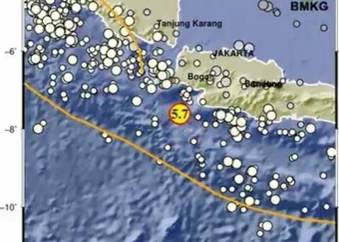 Breaking News: Gempa Bumi Goncang Bayah Banten Berkekuatan 5.7 Magnitudo, Terasa hingga Jakarta