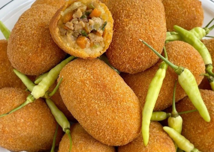 Resep Kroket Kentang Isi Ayam: Camilan Lembut Gurih yang Bikin Ketagihan