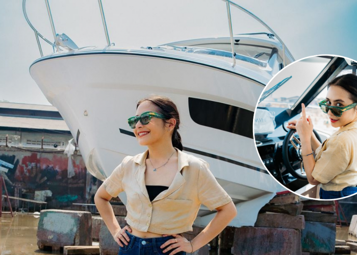 Beli Yacht Seharga Rp2,5 M di Ultah ke-28 Tahun, Prilly Latuconsina: Kapanpun Mau Mancing Tinggal Gas!