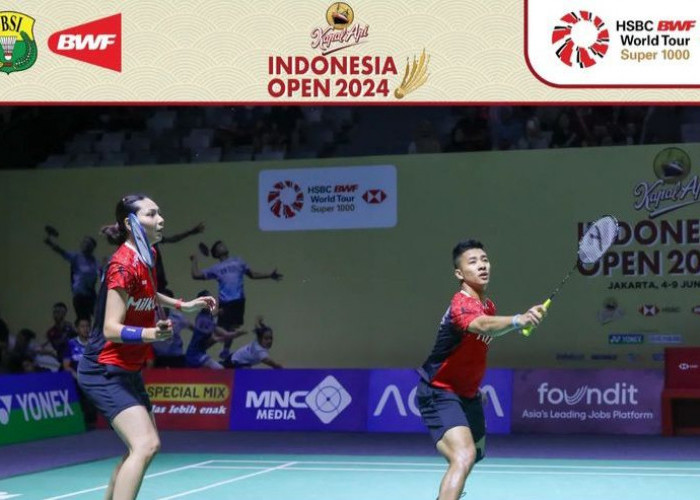Hasil Indonesia Open 2024: Dejan/Gloria Lolos Dramatis ke 16 Besar Usai Singkirkan Wakil Taiwan