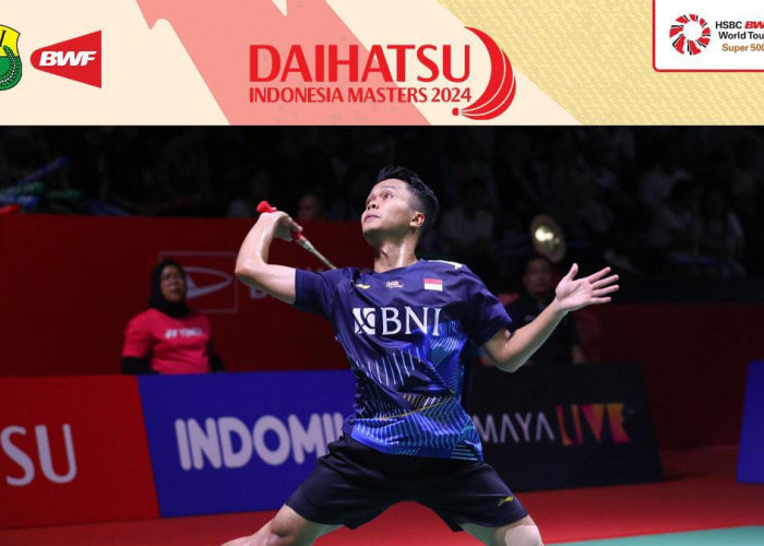 Jadwal Semifinal Indonesia Masters 2024 Hari Ini, Anthony Ginting Jumpa Wakil Kanada