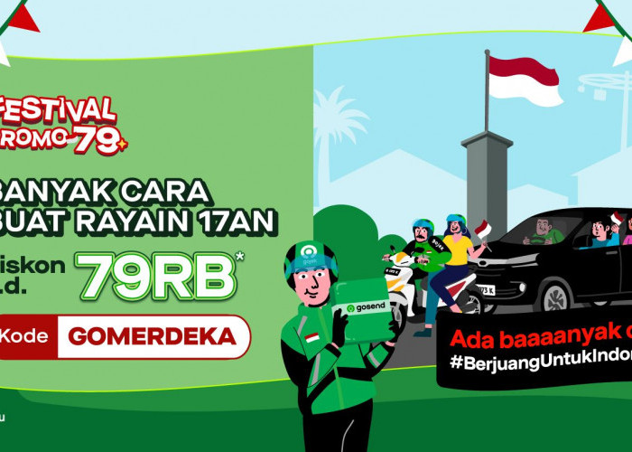 Promo Ceria Gojek Agustus 2024, Ada Diskon Hingga Rp79 Ribu Bebas Pergi dan Kirim Barang