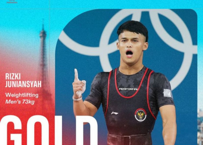 Profil Rizki Juniansyah Atlet Angkat Besi Peraih Emas Kedua Indonesia di Olimpiade Paris 2024 