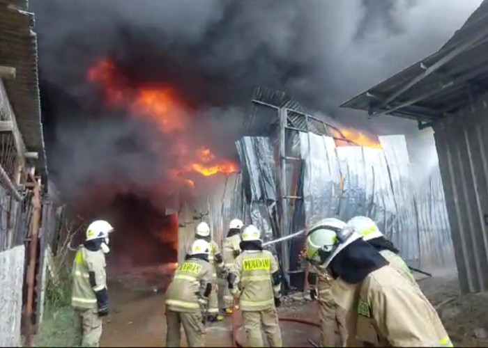 Kebakaran Lapak di Kalideres Diduga Gegara Korsleting Mesin Giling, Api Merambat ke Rumah Warga