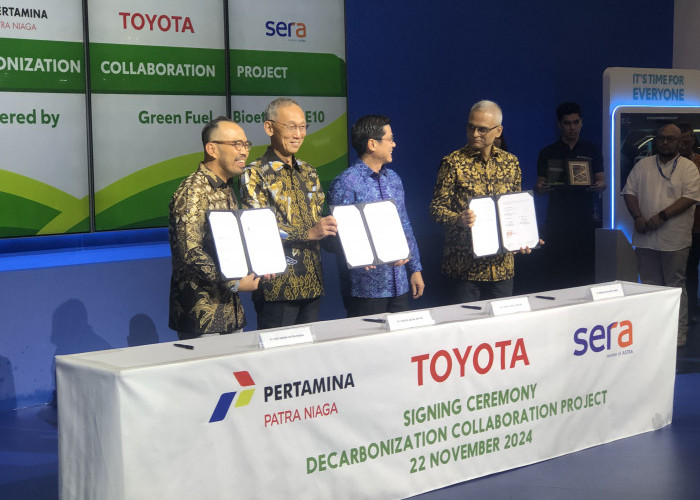 Toyota Colab dengan Pertamina Patra Niaga dan TRAC, Dukung Transisi Energi Ramah Lingkungan