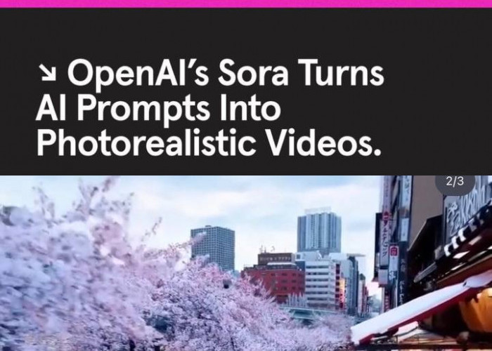 OpenAI Perkenalkan Sora, Kecerdasan Buatan yang Bisa Buat Video Hanya dari Pesan Suara