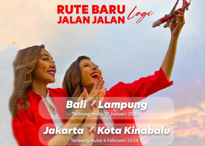 Rute Terbaru Air Asia Lampung-Bali di Awal tahun 2024, Berikut Jadwalnya!