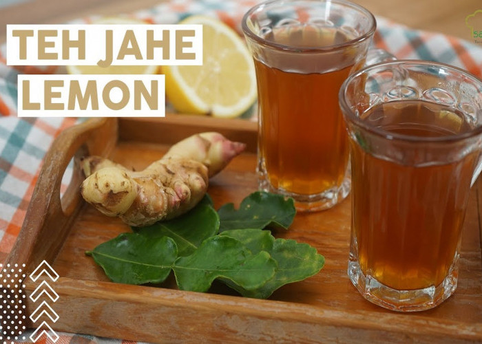 Resep Teh Jahe Lemon yang Berkhasiat untuk Turunkan Kadar Kolesterol Tinggi  