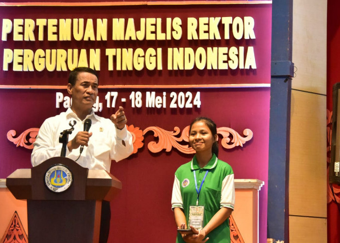 Mentan Amran Sambut Baik Kelompok Tani Mahasiswa Dalam Forum Majelis Rektor PTN di Padang