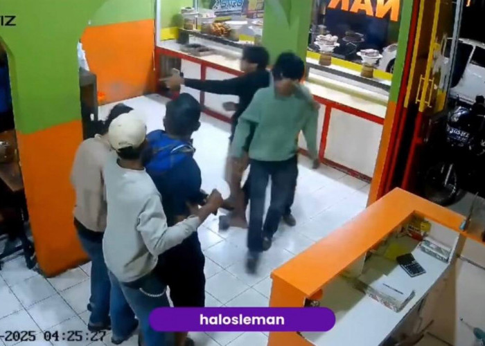 Viral! Gara-gara Kuah Habis, Sekelompok Pemuda Aniaya dan Keroyok Pegawai Rumah Makan Padang di Sleman