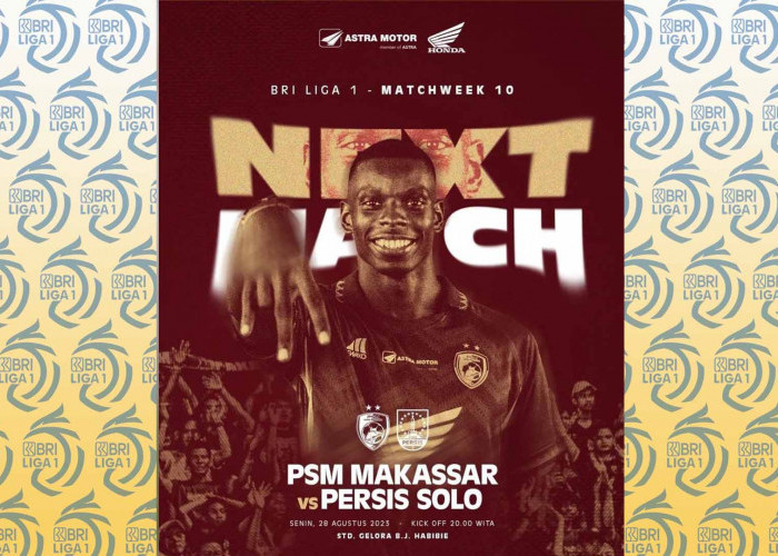 Prediksi PSM Makassar Vs Persis Solo di Liga 1 2023/2024, H2H dan Link Live Streaming