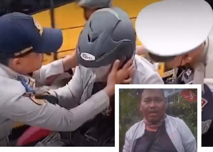 Aksi Heroik Petugas Ditlantas Sigap Tolongi Pemotor yang Nyaris Pingsan di Semanggi, Tuai Pujian Warganet