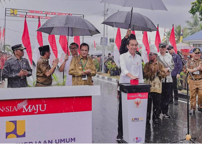 Jokowi Resmikan 15 Ruas Jalan di Sulawesi Tengah Senilai Rp330 Miliar