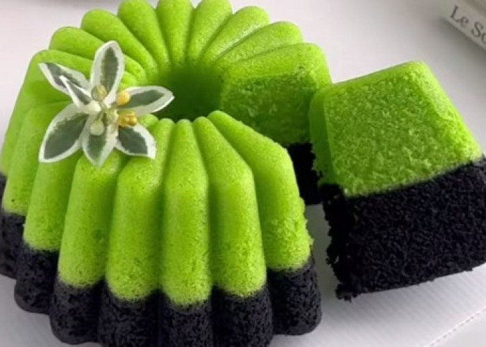 Resep Bolu Kukus Pandan Ketan Hitam yang Lembut dan Wangi, Cocok untuk Camilan Keluarga