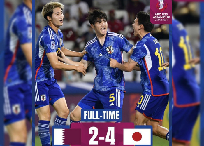 Hasil Timnas Qatar U23 vs Jepang, Samurai Biru Lolos ke Semifinal Piala Asia U23 2024