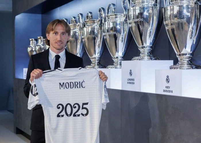 Luka Modric Resmi Perpanjang Kontrak di Real Madrid hingga 2025 