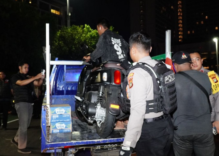 Razia Balap Liar dan Tawuran di Kawasan Monas, Ini Hasil yang Didapat Polisi