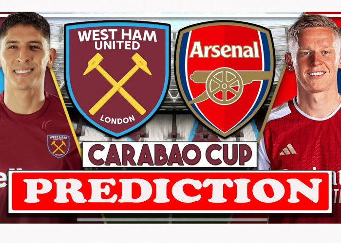Piala Liga Inggris 2023-24: West Ham United Vs Arsenal Carabao Cup 2 November 2023, H2H Serta Prediksi Skor