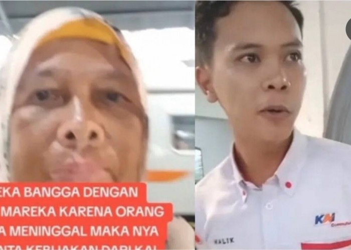 Viral, Ibu-ibu Salahkan Petugas KAI dan Minta Kereta Dipercepat untuk Berangkat Karena Orang Tua Meninggal