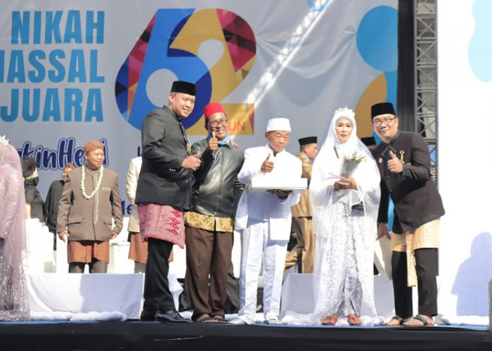 Plt. Wali Kota Bekasi Apresiasi Nikah Massal Juara, Persembahan Ridwan Kamil untuk Masyarakat Kota Bekasi