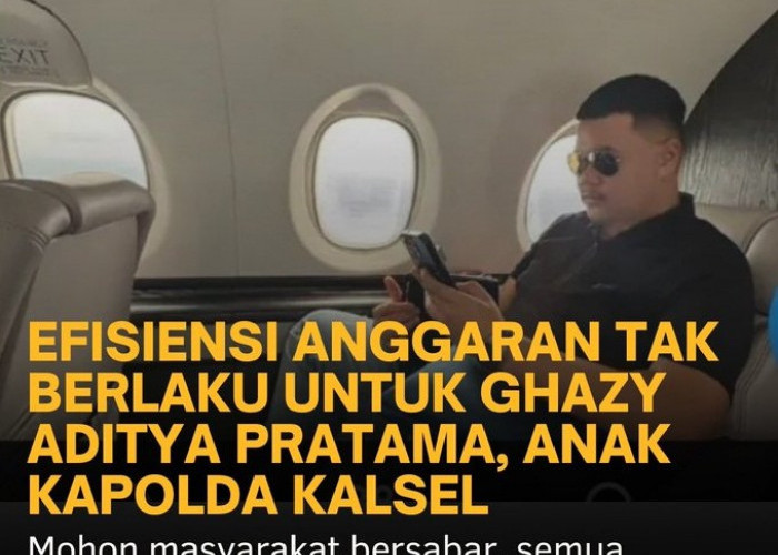 Anak Kapolda Kalsel Pamer Gaya Hidup Mewah Naik Jet Pribadi, Kapolri Jangan Diam Saja