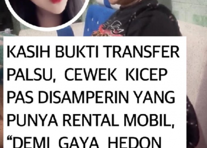 Viral! Rental Mobil hingga Puluhan Juta hanya untuk Pamer, Ditagih Berani Buat Bukti Transfer Palsu