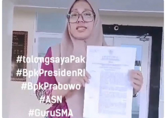 Miris! Guru SMA di Way Kanan Menangis dan Minta Pertolongan Presiden usai Dipecat Sepihak