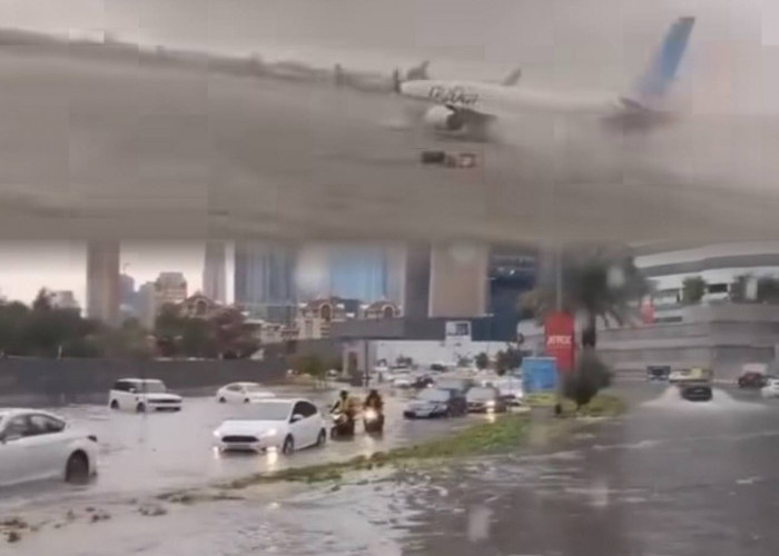 Dubai Dilanda Hujan Badai Selama 12 Jam, Transportasi Lumpuh Total dan 18  Orang Tewas 