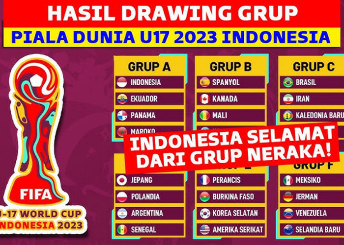 Jadwal Lengkap Timnas Indonesia U-17 Piala Dunia 2023 Serta Daftar Fase Grup Piala Dunia U-17