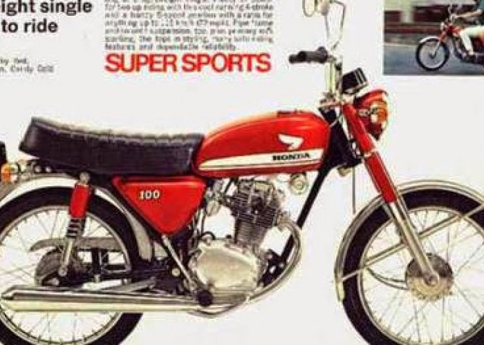 Motor Honda CB-100, Tahun 70- 80-an, Harga Sekarang Rp 30 jutaan