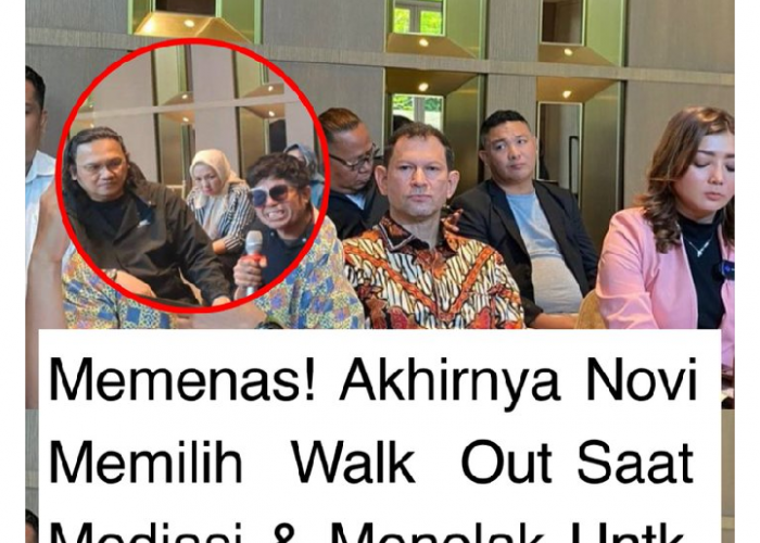 Tak Libatkan Deni Sumargo, Novi Menolak Perdamaian dan Pilih Walk Out