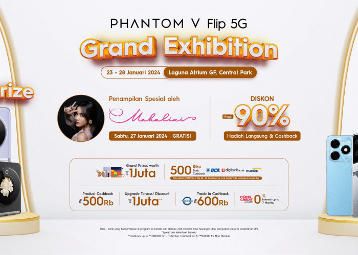 Tecno Indonesia Gelar Pameran Akbar TECNO PHANTOM V Flip 5G Grand Exhibition