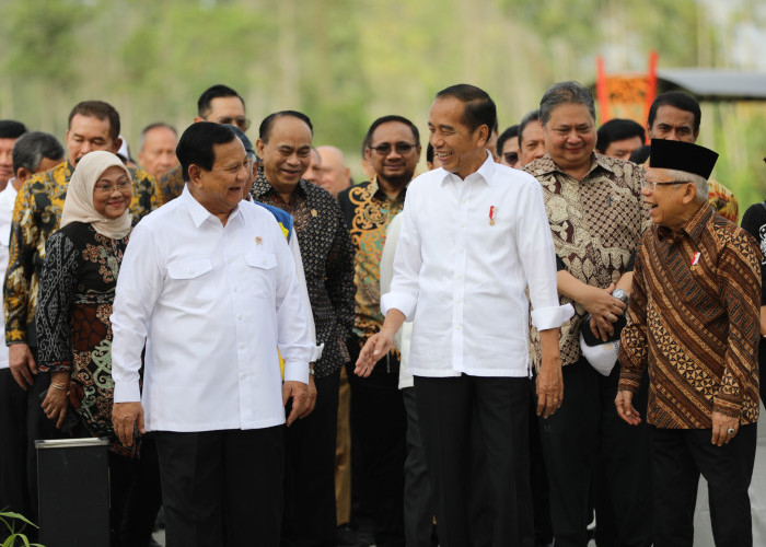 Sidang Kabinet Perdana di IKN, Prabowo Hadir Sebagai Presiden Terpilih 2024-2029