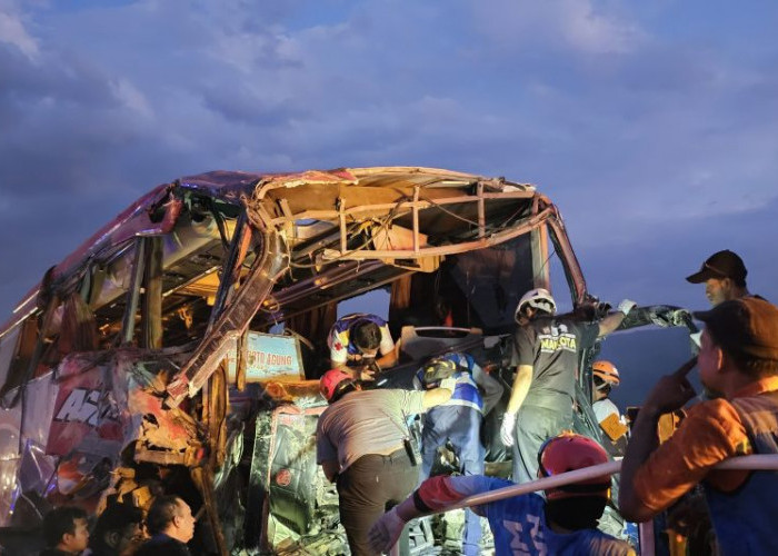 Kecelakaan Maut Bus dan Truk Terjadi di Tol Pandaan-Malang, Empat Orang Dilaporkan Tewas