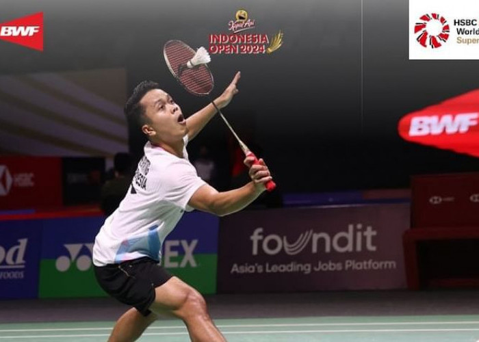 Resmi Tersingkir dari Indonesia Open 2024, Kekalahan Ginting Membuat Ranking Dunianya Menurun