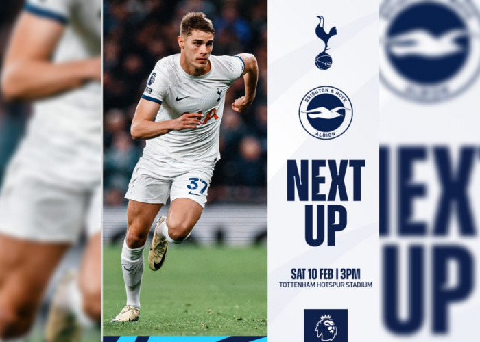 Prediksi Liga Inggris 2023-24 Tottenham Hotspur vs Brighton, Lineup, H2H Live Streaming