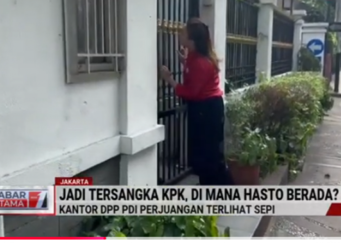 Usai Ditetapkan sebagai Tersangka, Di mana Sekjen PDIP Hasto?