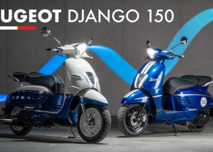 Peugeot Motorcyle Indonesia Luncurkan Django 150 Limited Edition di IIMS 2024