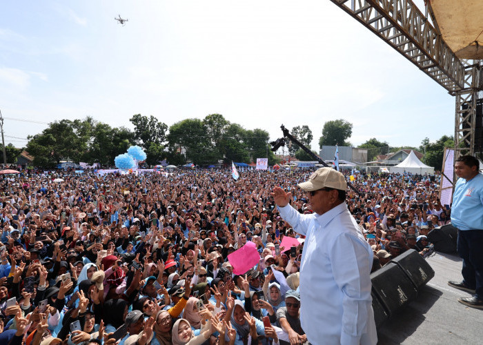 Janji Prabowo ke Masyarakat Majalengka: Saya Akan Lanjutkan Program Pak Jokowi!