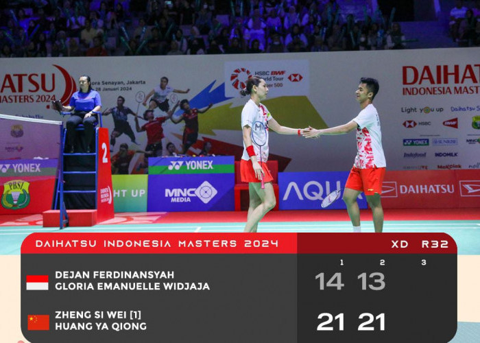 Hasil Indonesia Masters 2024: Rinov/Pitha Lolos, Dejan/Gloria Tumbang di Tangan Wakil China