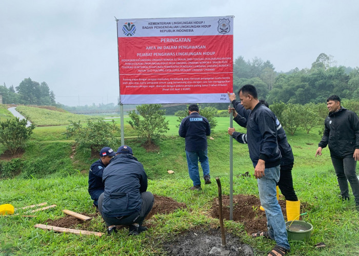 Merusak Lingkungan, Menteri LH Segel Pembangunan Kawasan Ekonomi Khusus Lido