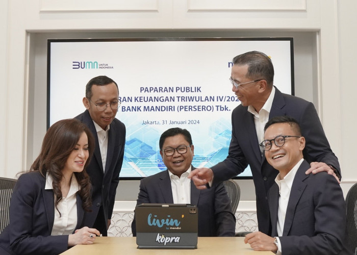 Bank Mandiri Gapai Laba Bersih Rp55,1 Triliun di 2023