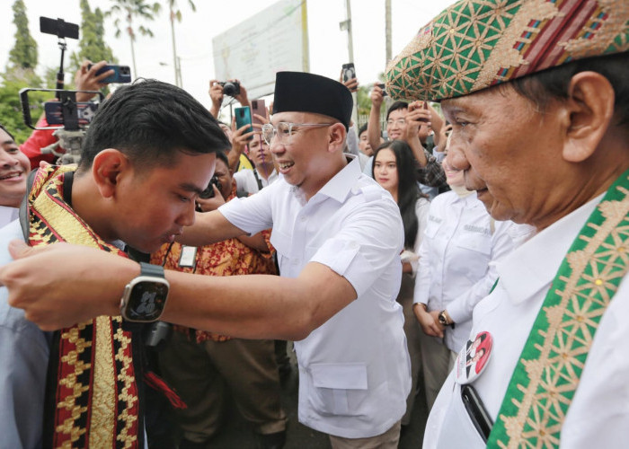 Datangi Kader Koalisi Indonesia Maju di Lampung, Gibran Yakin Menang Satu Putaran