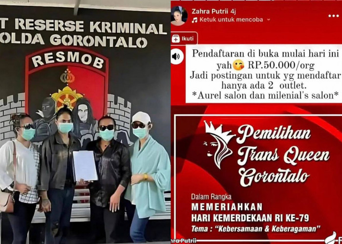 Viral! Pemilihan Trans Queen Gorontalo 2024 Gegerkan Publik, Acara Dibatalkan Usai Panitia Dipanggil Polisi