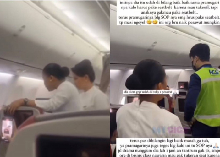 Viral! Ogah Pakai Seat Belt dan Bikin Heboh Satu Pesawat, Penumpang Batik Air Diturunkan Secara Paksa