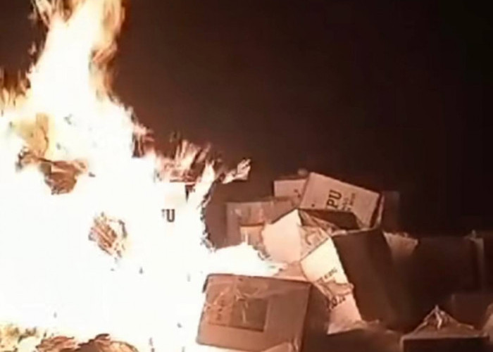 Viral! Kotak dan Surat Suara Pemilu 2024 di Paniai Papua Tengah Dirusak hingga Dibakar