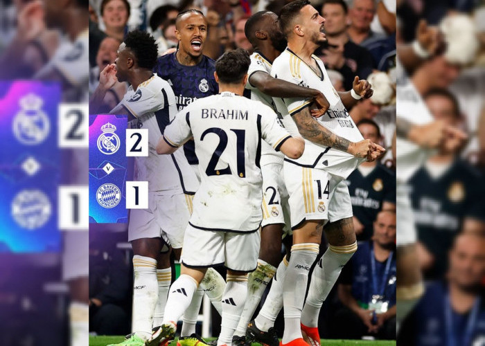 Hasil Liga Champions, Real Madrid Menang Dramatis 2-1, Los Blancos ke Final Jumpa Dortmund