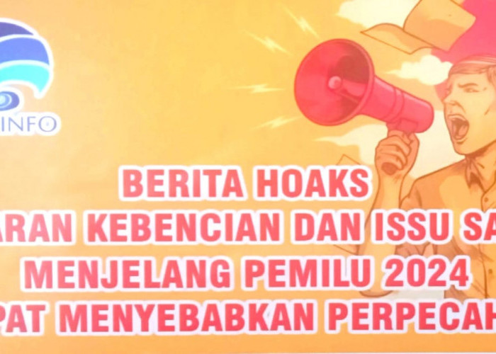 Kadis Kominfotik Provinsi Bengkulu Imbau Masyarakat Makin Cerdas Tangkal Informasi Hoax Jelang Pemilu 2024