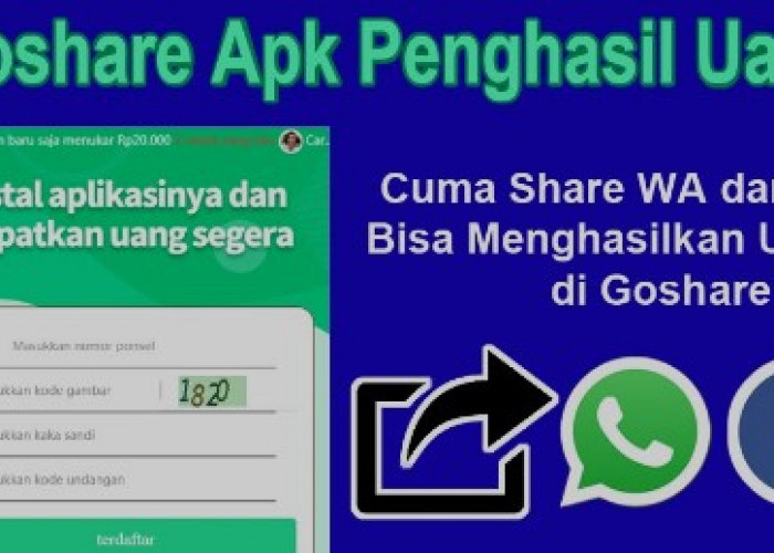 Link Download GoShare WhatsApp APK Terbukti Bisa Cepat Hasilnya Uang