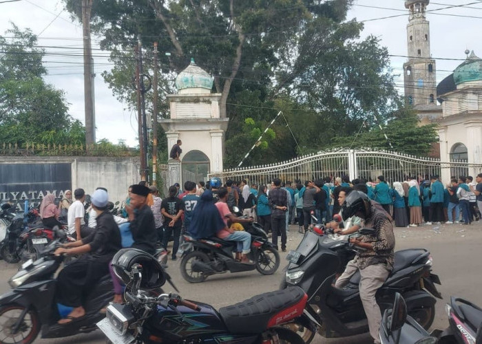Tolak Premanisme di kampus, Mahasiswa Abulyatama Gelar Unjuk Rasa